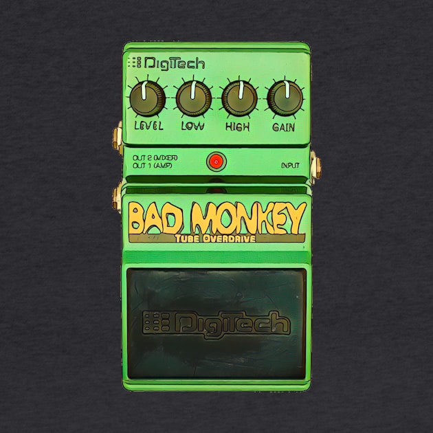 Bad Monkey Overdrive Pedal by Snappy Larry